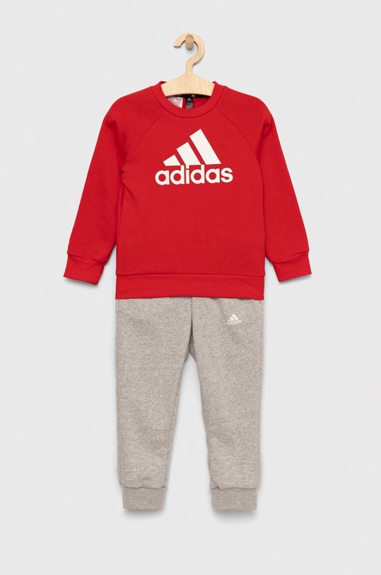 Dětská tepláková souprava adidas LK BOS JOG HR5916 červená SS23
