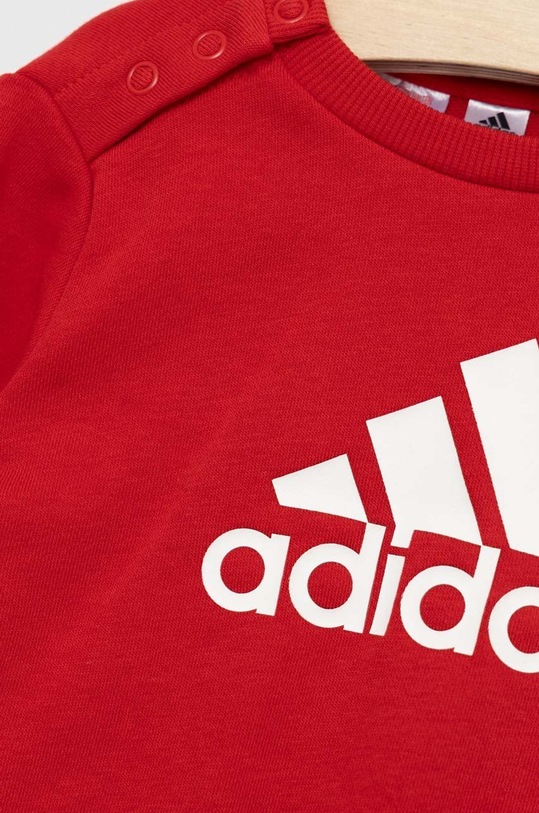 Chłopiec adidas dres dziecięcy I BOS IB1677 czerwony