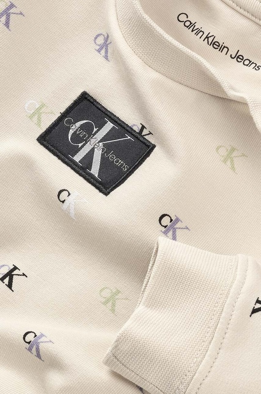 Chłopiec Calvin Klein Jeans komplet dziecięcy IN0IN00050.PPYX beżowy