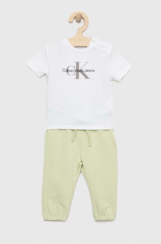 Σετ μωρού Calvin Klein Jeans IN0IN00011.PPYX πράσινο SS23