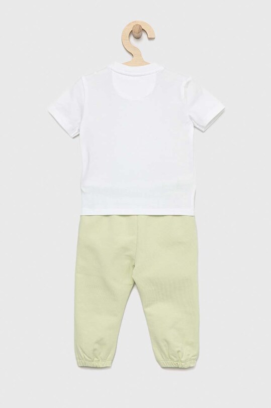 Σετ μωρού Calvin Klein Jeans πράσινο IN0IN00011.PPYX