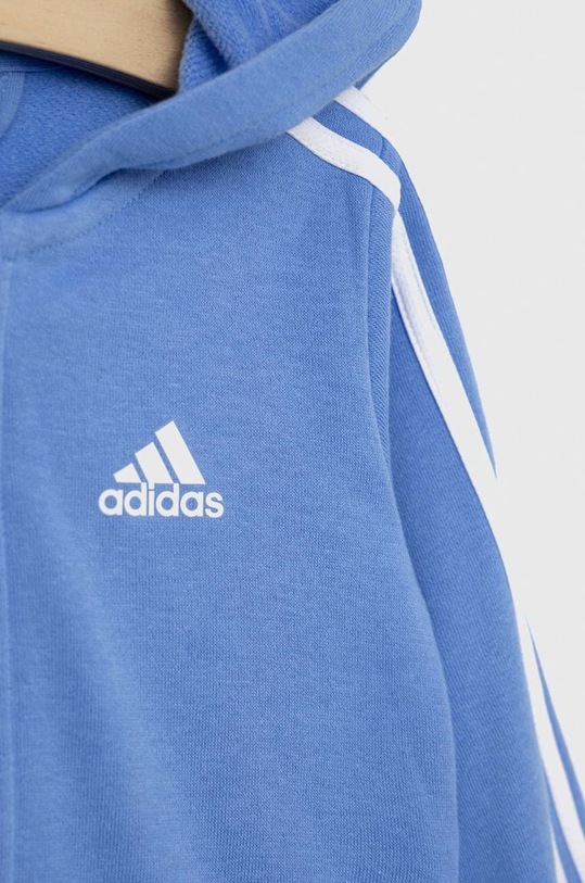 Chłopiec adidas dres dziecięcy I 3S FZ FL JOG HR5865 niebieski