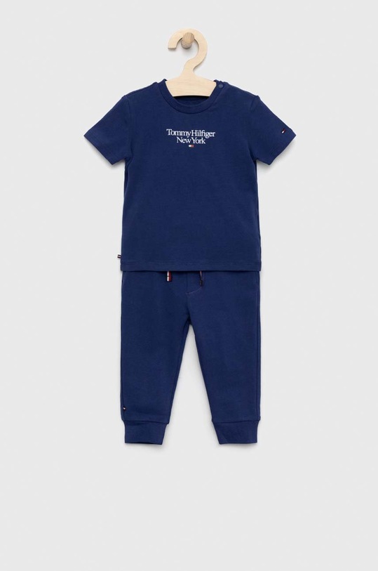 Tommy Hilfiger komplet niemowlęcy dzianina granatowy KN0KN01555.PPYX