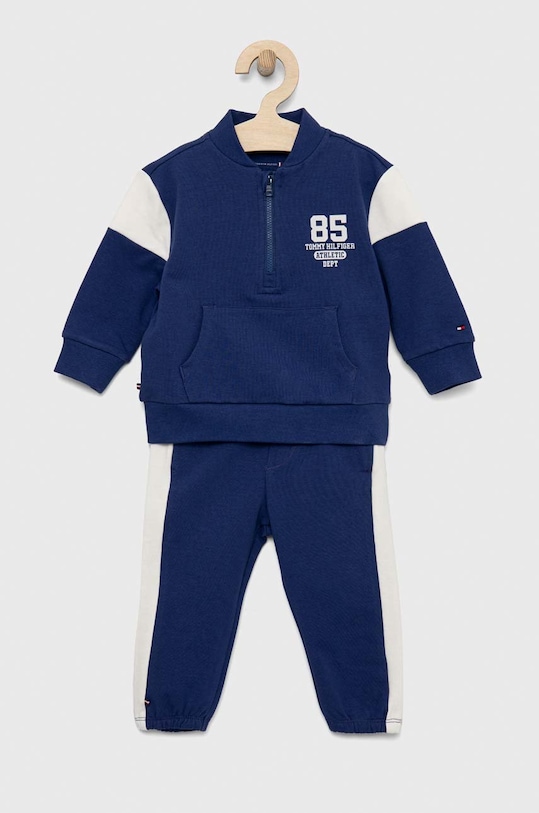 Kojenecká tepláková souprava Tommy Hilfiger pletenina námořnická modř KN0KN01556.PPYX