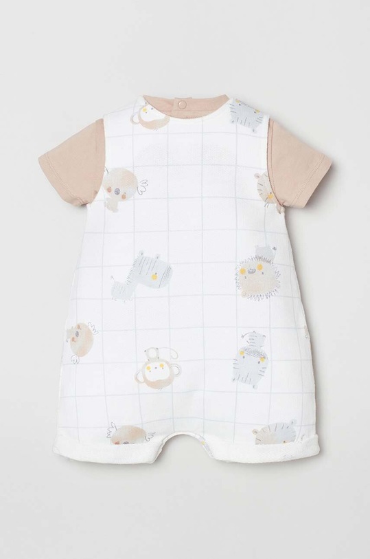 OVS komplet bawełniany niemowlęcy 1760653.Newborn fioletowy SS23