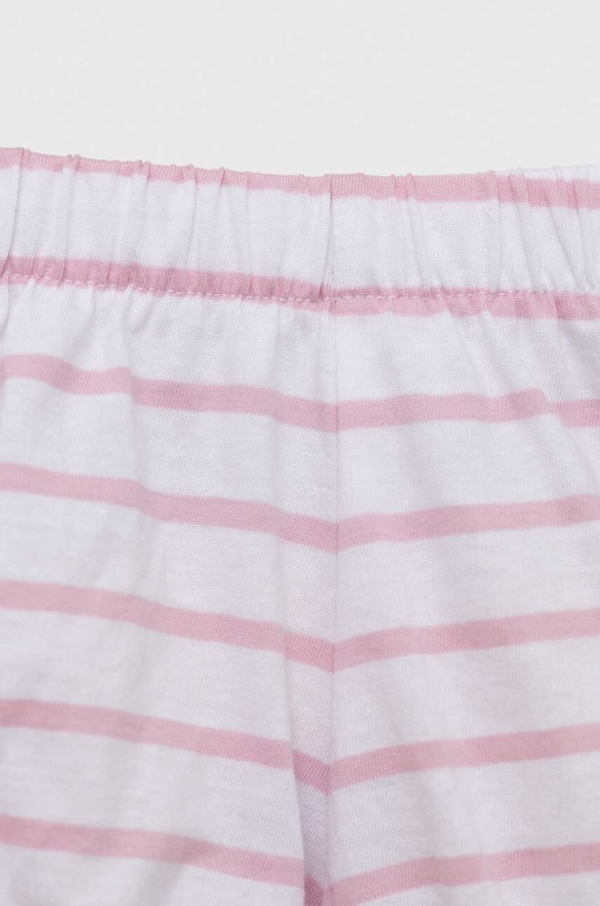 Otroški bombažni komplet United Colors of Benetton roza 3I6TA1032.W.SEASONAL