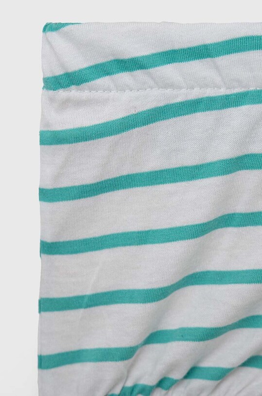 Chłopiec United Colors of Benetton komplet bawełniany niemowlęcy 3I6TA1032.W.SEASONAL turkusowy