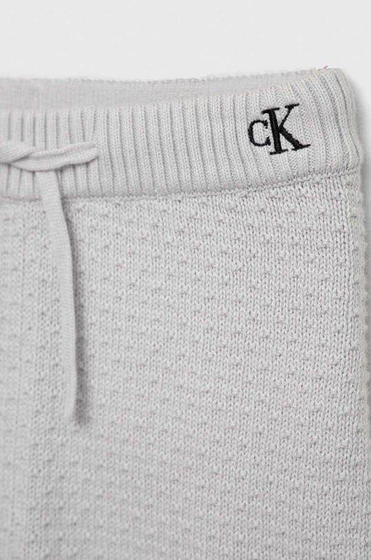 Chłopiec Calvin Klein Jeans komplet bawełniany niemowlęcy IN0IN00102.PPYX szary