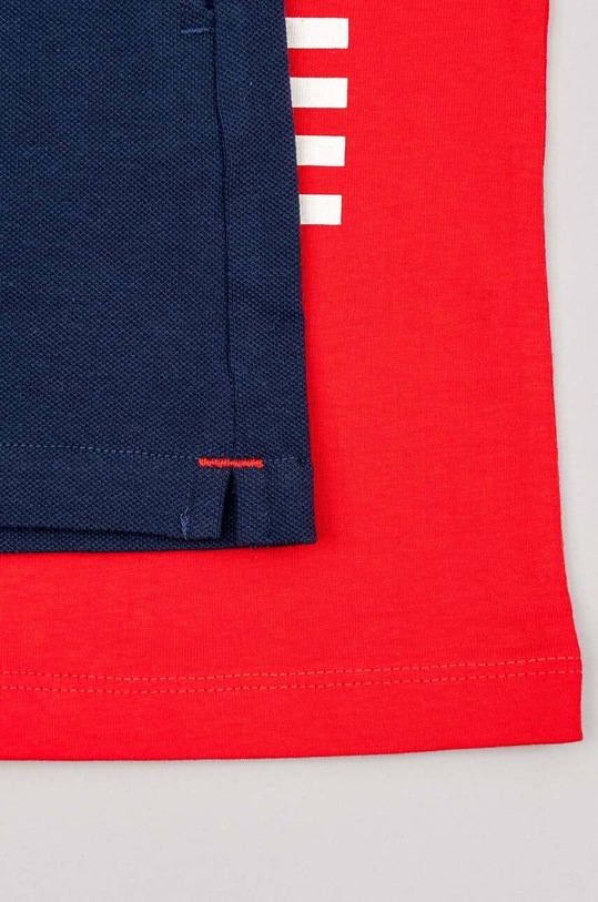 zippy komplet bawełniany dziecięcy ZBBAP0602.23003 czerwony