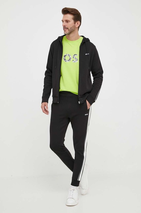 BOSS melegítő szett BOSS GREEN aplikációval fekete 50497185