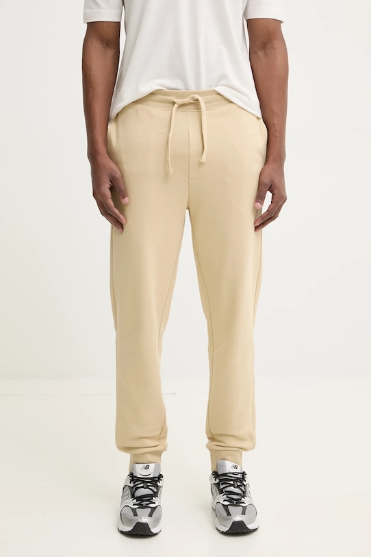 Хлопковый спортивный костюм HUGO бежевый 50492581