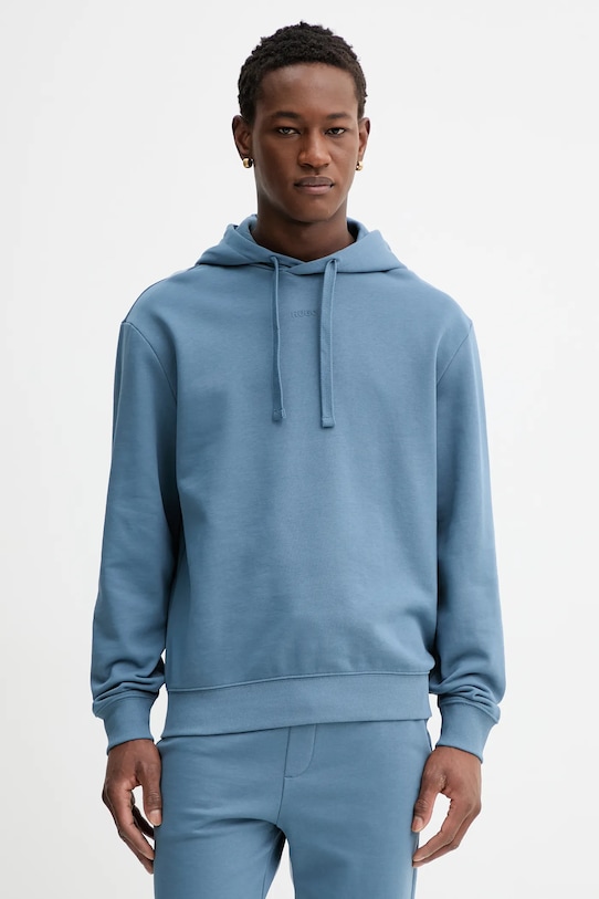 HUGO dres bawełniany 50492581 niebieski AW25