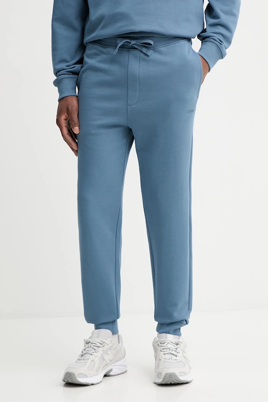 HUGO dres bawełniany niebieski 50492581