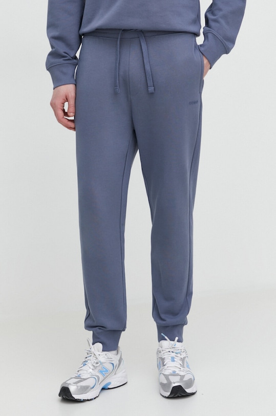 HUGO dres bawełniany niebieski 50492581