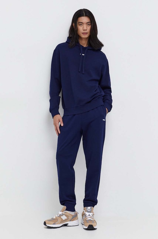 Памучен анцуг HUGO трикотаж син 50492581