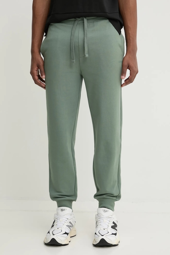 Хлопковый спортивный костюм HUGO зелёный 50492581