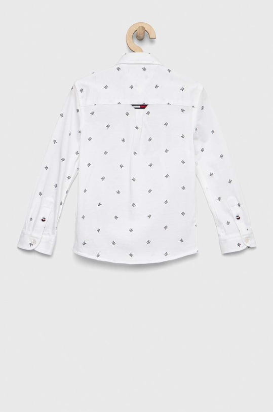 Tommy Hilfiger koszula bawełniana dziecięca KB0KB08008.PPYX biały SS23