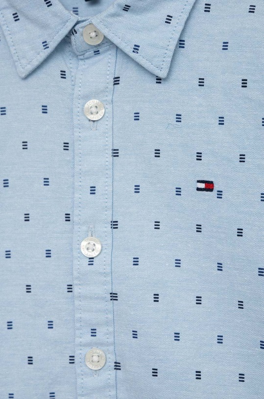 Chłopiec Tommy Hilfiger koszula dziecięca KB0KB08009.PPYX niebieski