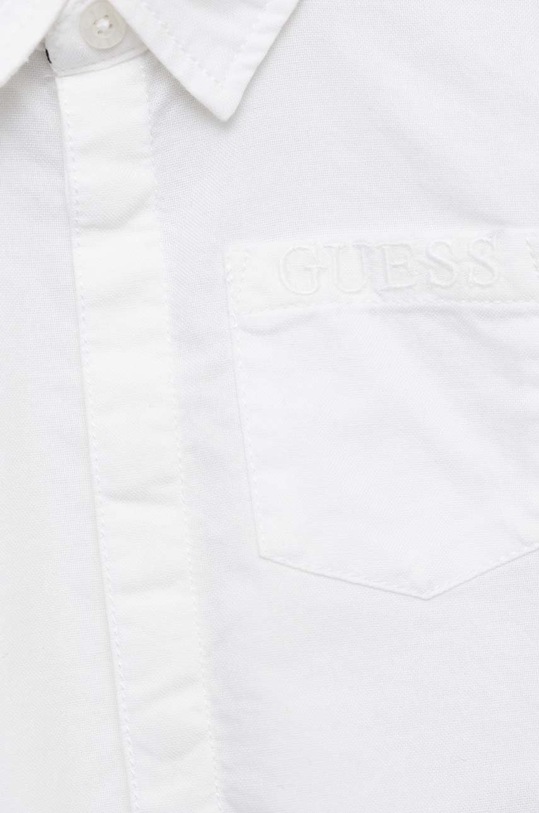 Chłopiec Guess koszula bawełniana dziecięca N3RH01.W9CL0.PPYX biały