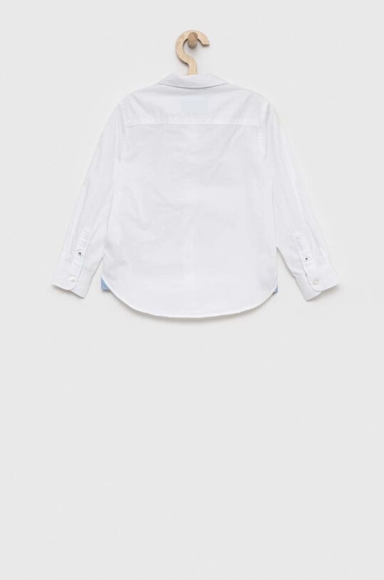 Pepe Jeans camasa de bumbac pentru copii PB302313 alb SS23