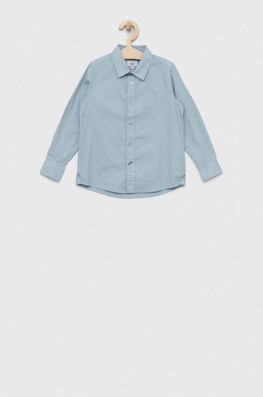 Pepe Jeans camasa copii Non-denim lung albastru PB302326