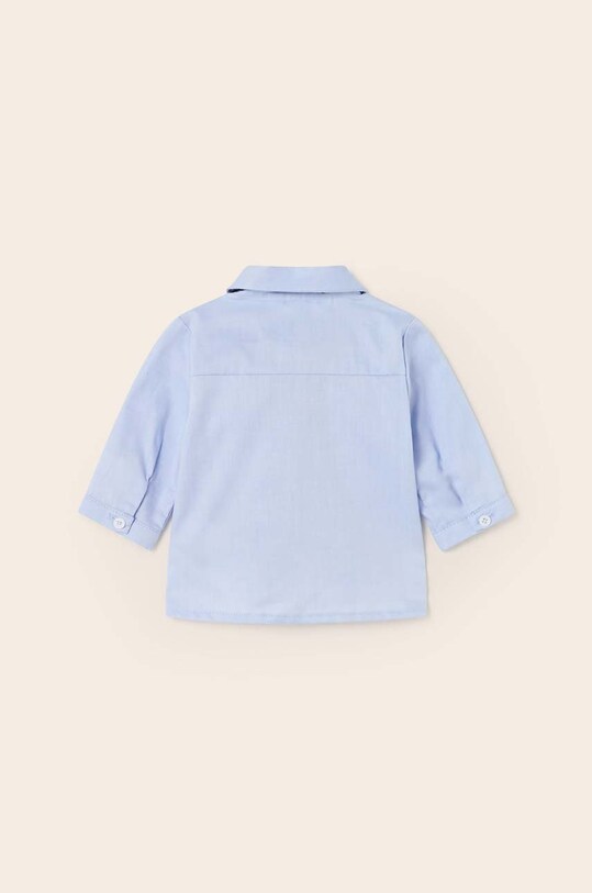 Бавовняна сорочка для немовля Mayoral Newborn 1190.1Q.NEWBORN блакитний SS23