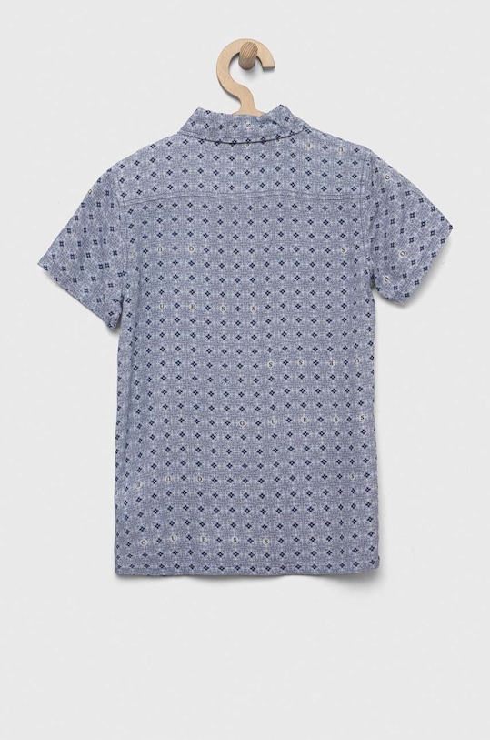 Дитяча сорочка з домішкою льну Guess N3GH02.WFBT0.PPYX блакитний SS23
