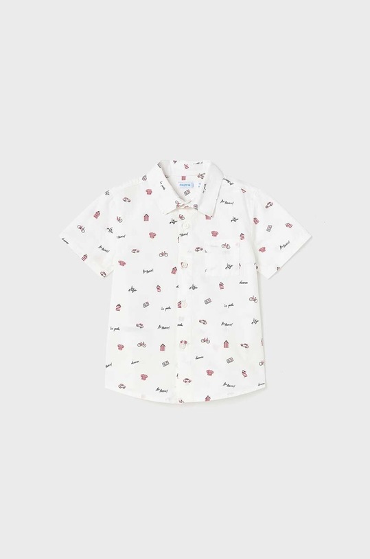 Бебешка риза Mayoral памук бял 1113.3J.BABY