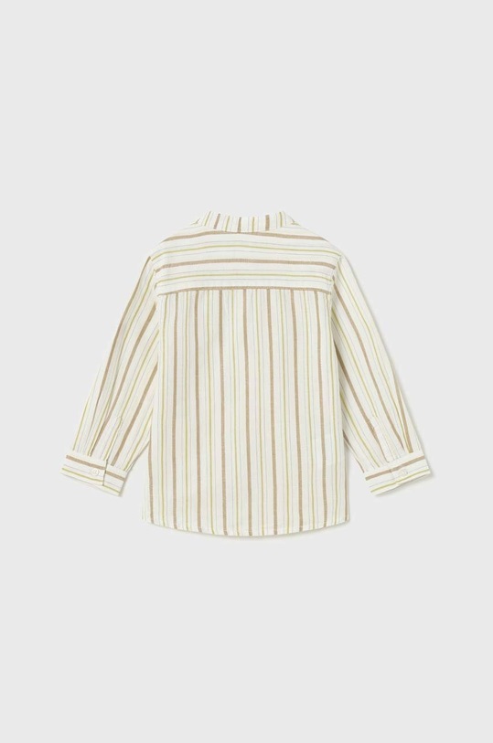 Chłopiec Mayoral koszula z domieszką lnu dziecięca 1114.3A.BABY multicolor