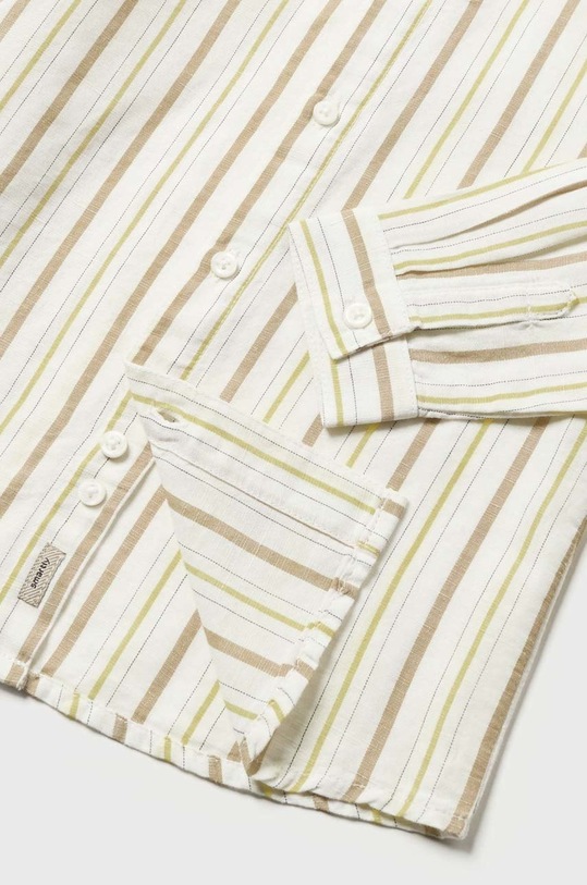 Mayoral koszula z domieszką lnu dziecięca multicolor 1114.3A.BABY