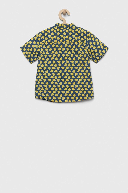 Παιδικό βαμβακερό πουκάμισο United Colors of Benetton 5JFLGQ010.P.SEASONAL σκούρο μπλε SS23