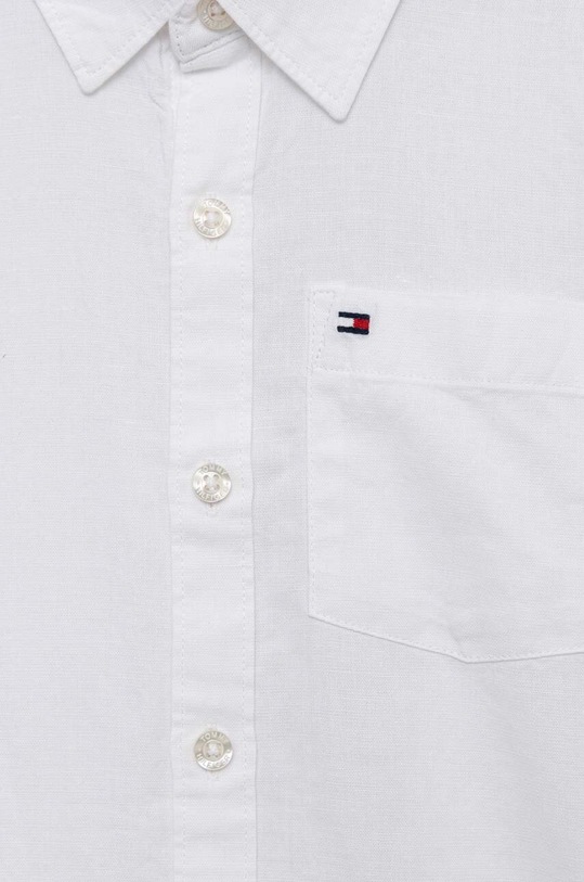 Chłopiec Tommy Hilfiger koszula dziecięca KB0KB08142.PPYX biały