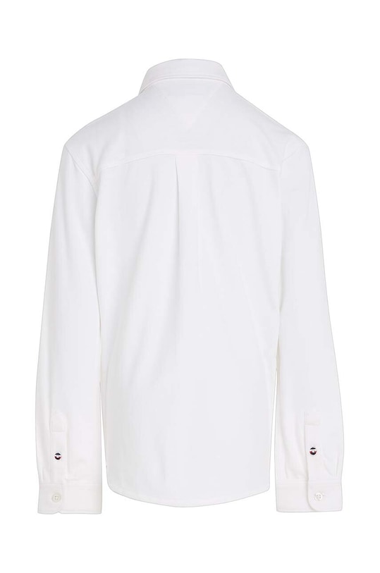 Chłopiec Tommy Hilfiger koszula bawełniana dziecięca KB0KB08148.PPYX biały