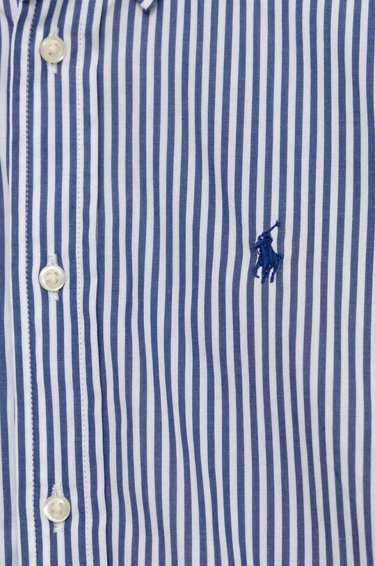 Мальчик Детская хлопковая рубашка Polo Ralph Lauren 322862260002 тёмно-синий