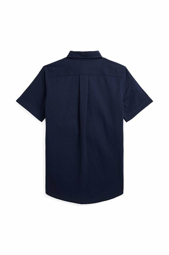 Дитяча бавовняна сорочка Polo Ralph Lauren 323902174001 темно-синій SS23