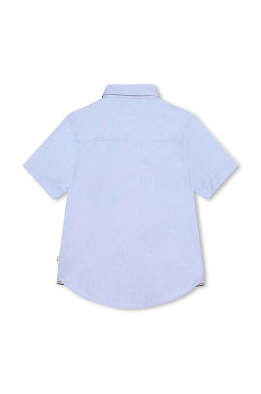 BOSS koszula bawełniana dziecięca J25O36.114.150 niebieski SS23