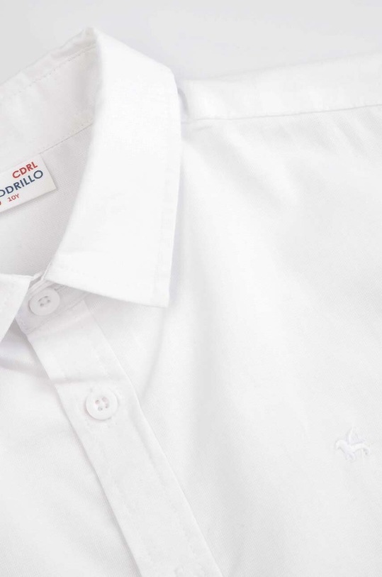 Chłopiec Coccodrillo koszula bawełniana dziecięca WC3136202EJB biały