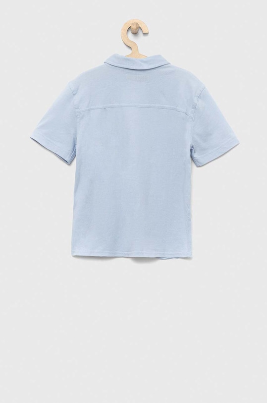 Abercrombie & Fitch camasa din bumbac KI225.3055 albastru SS23