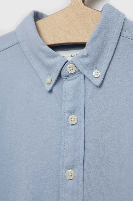 Chlapec Bavlnená košeľa Abercrombie & Fitch KI225.3055 modrá