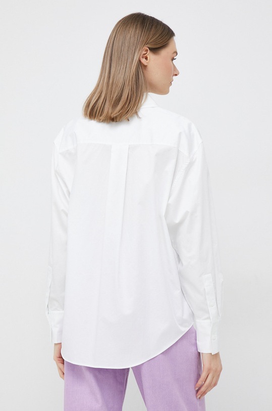 Odzież Calvin Klein koszula bawełniana K20K205413.PPYX biały