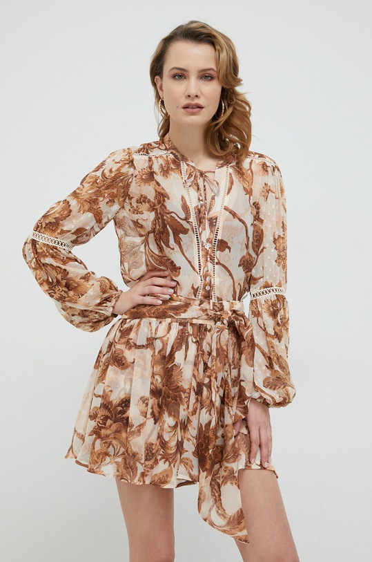 Guess koszula JOSETTE pozostałe brązowy W3RH56.WDW52