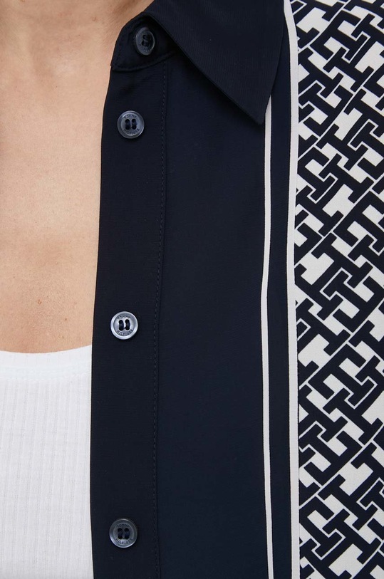 Tommy Hilfiger koszula WW0WW38281.PPYX granatowy