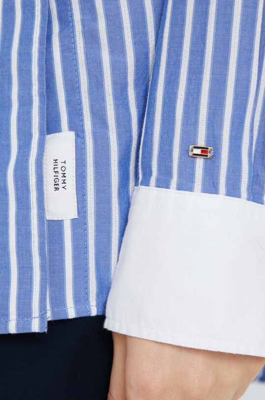 Πουκάμισο Tommy Hilfiger WW0WW37142.PPYX μπλε SS23