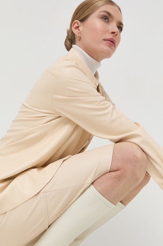 Košile BOSS 50485819 béžová