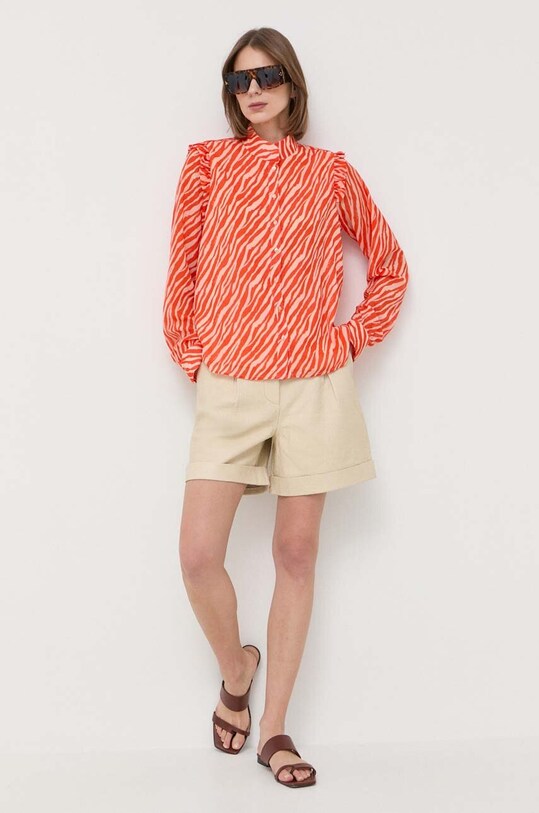 Košeľa Notes du Nord 13156 oranžová SS23