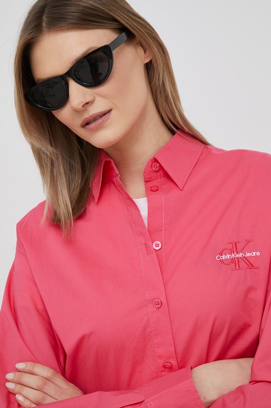 Košile Calvin Klein Jeans růžová J20J220515.PPYX