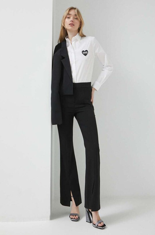 Love Moschino koszula regular biały W.C.E64.01.S.3296