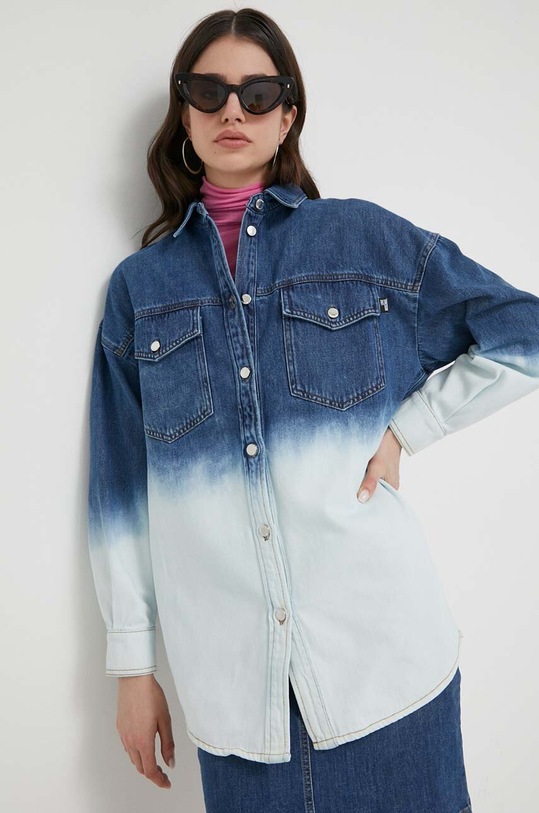 Love Moschino camicia di jeans denim blu W.C.E52.70.T.9860