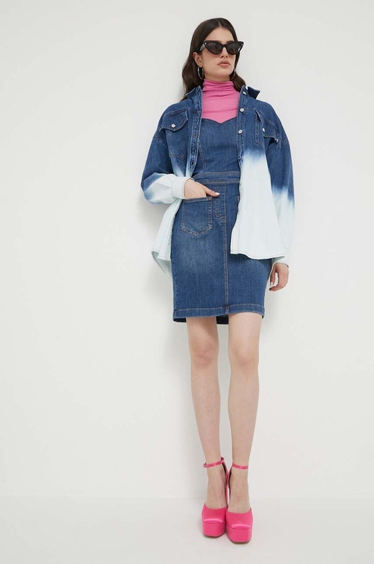 Love Moschino camicia di jeans W.C.E52.70.T.9860 blu SS23