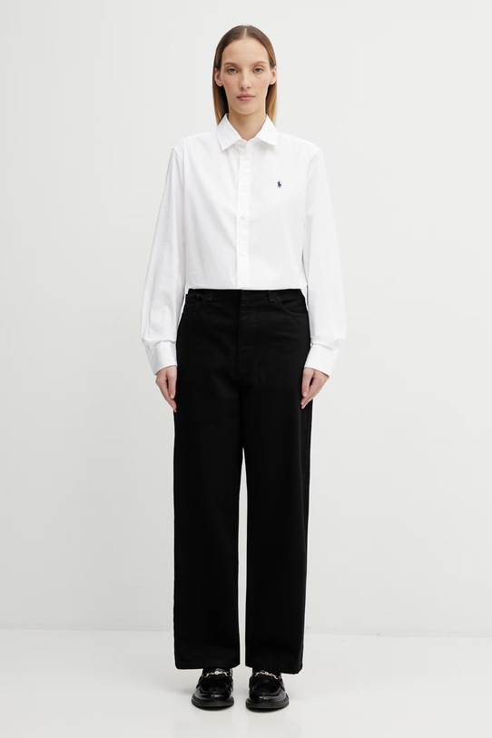 Бавовняна сорочка Polo Ralph Lauren 211891376 білий